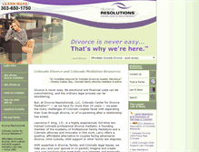 Tablet Screenshot of coloradodivorcemediation.com